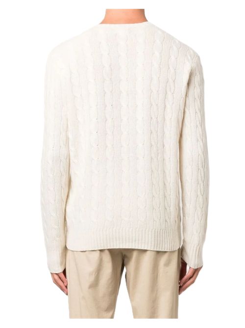 Polo Ralph Lauren cable-knit round-neck sweater Polo Ralph Lauren | 710876762010ANDOVER CREAM